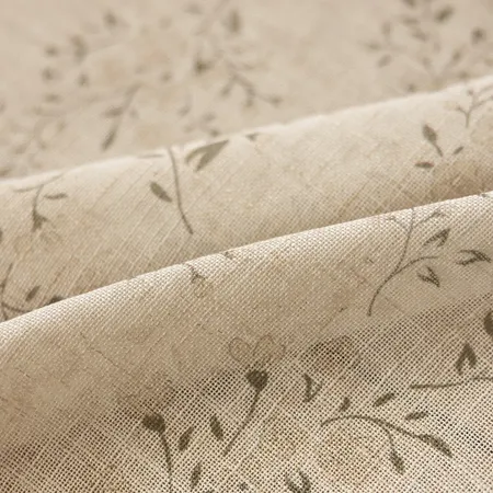 botanical print curtain