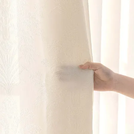 Aureiris Jacquard Textured Curtains | Custom Elegant Drapes | Lazzzy Deco