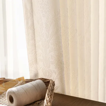 Detail of Aureiris Jacquard Textured Curtains