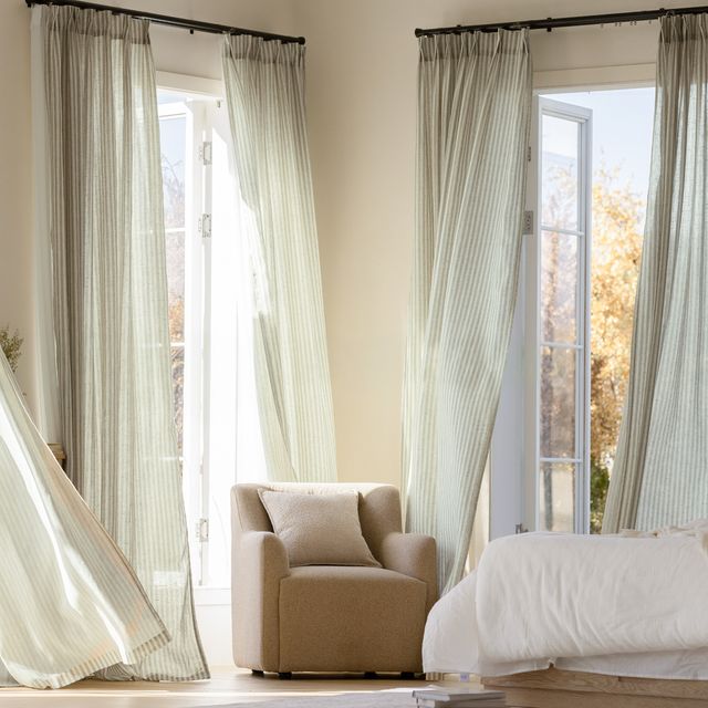 Boxter Stripe Linen Curtain