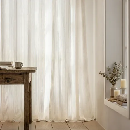 woven sheer curtains