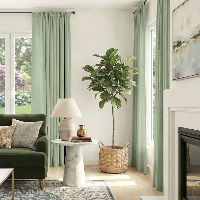 Treeweft Chevron Textured Chenille Blackout Curtain