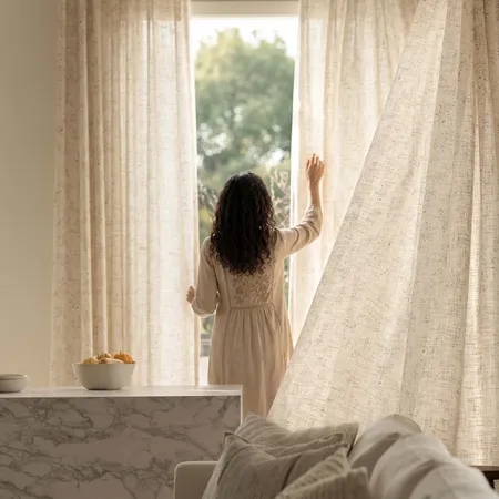 floral curtains