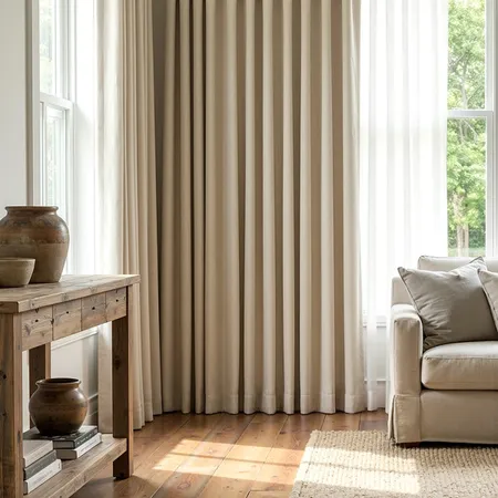 a sample of Eve Textured Chenille 100% Blackout Curtains | Chenille Velvet Curtains