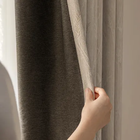 chenille blackout curtains