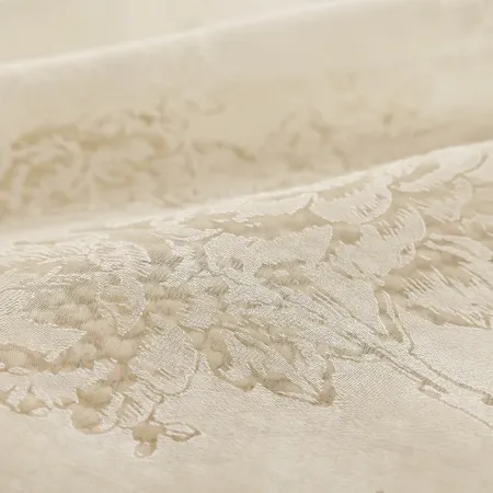 Bloomveil Rose Burnout Sheer Curtains | Floral Sheer Drapes | Lazzzy Deco