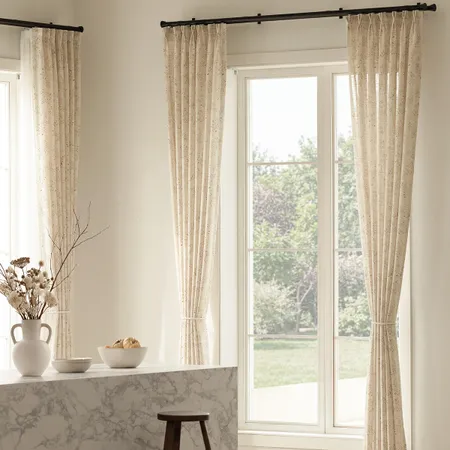 floral curtains