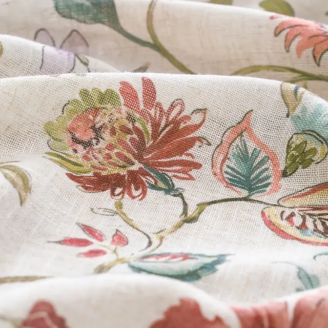 Hattie Textured Thick Linen Curtain