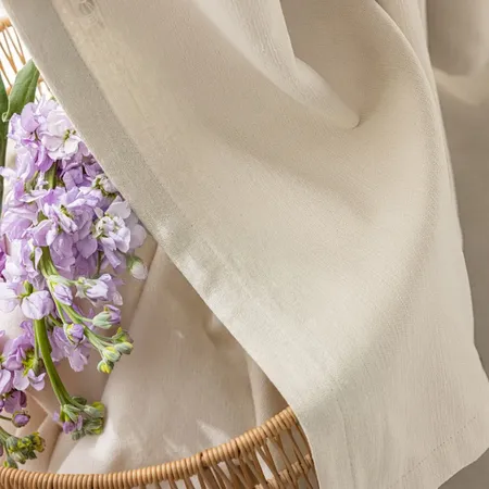 the details of Eve Textured Chenille 100% Blackout Curtains | Chenille Velvet Curtains