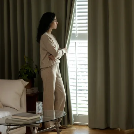 chevron blackout curtains