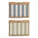 Boxter Stripe Linen Swatch - Curtain Samples | Lazzzy Deco