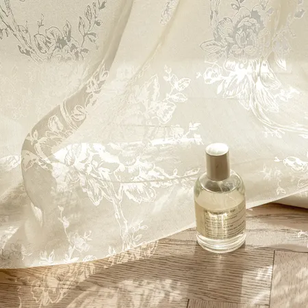 Choose the Bloomveil Rose Burnout Sheer Curtains