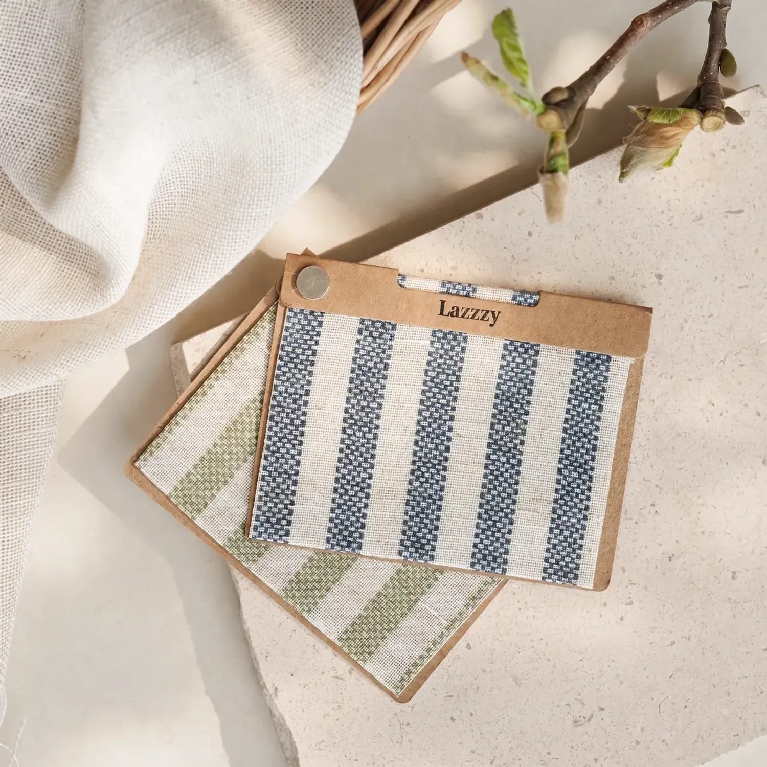 linen fabric swatches
