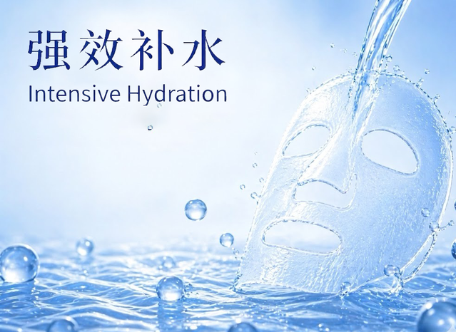 The mask sheet provides intensive hydration benefits
