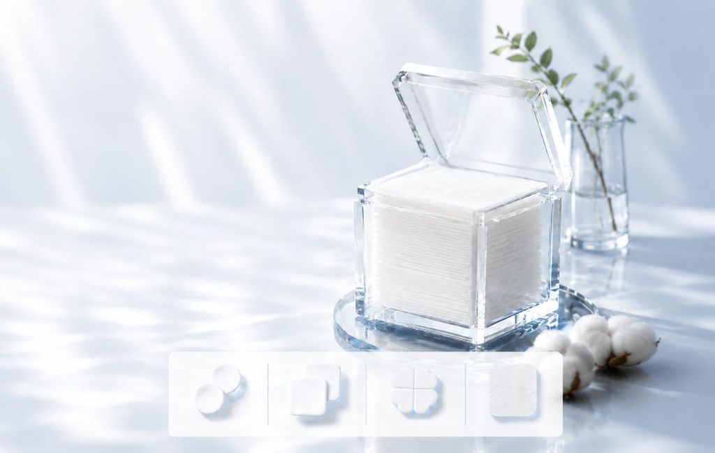 Premium Round Cotton Pads Produced by Professional OEM Facial Care Material Manufacturer