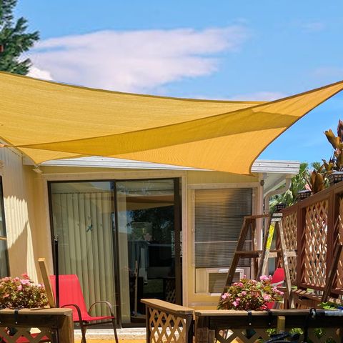 HDPE Triangle Breathable Shade Sail