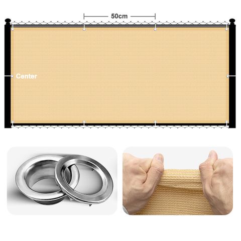 Custom HDPE Breathable Balcony Privacy Screen