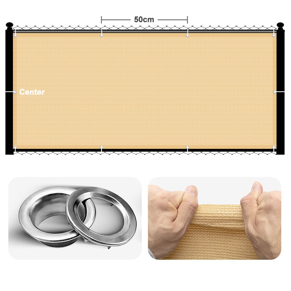 HDPE Breathable Balcony Privacy Screen
