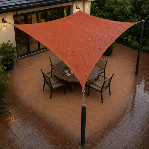Waterproof PES Rectangle Shade Sail