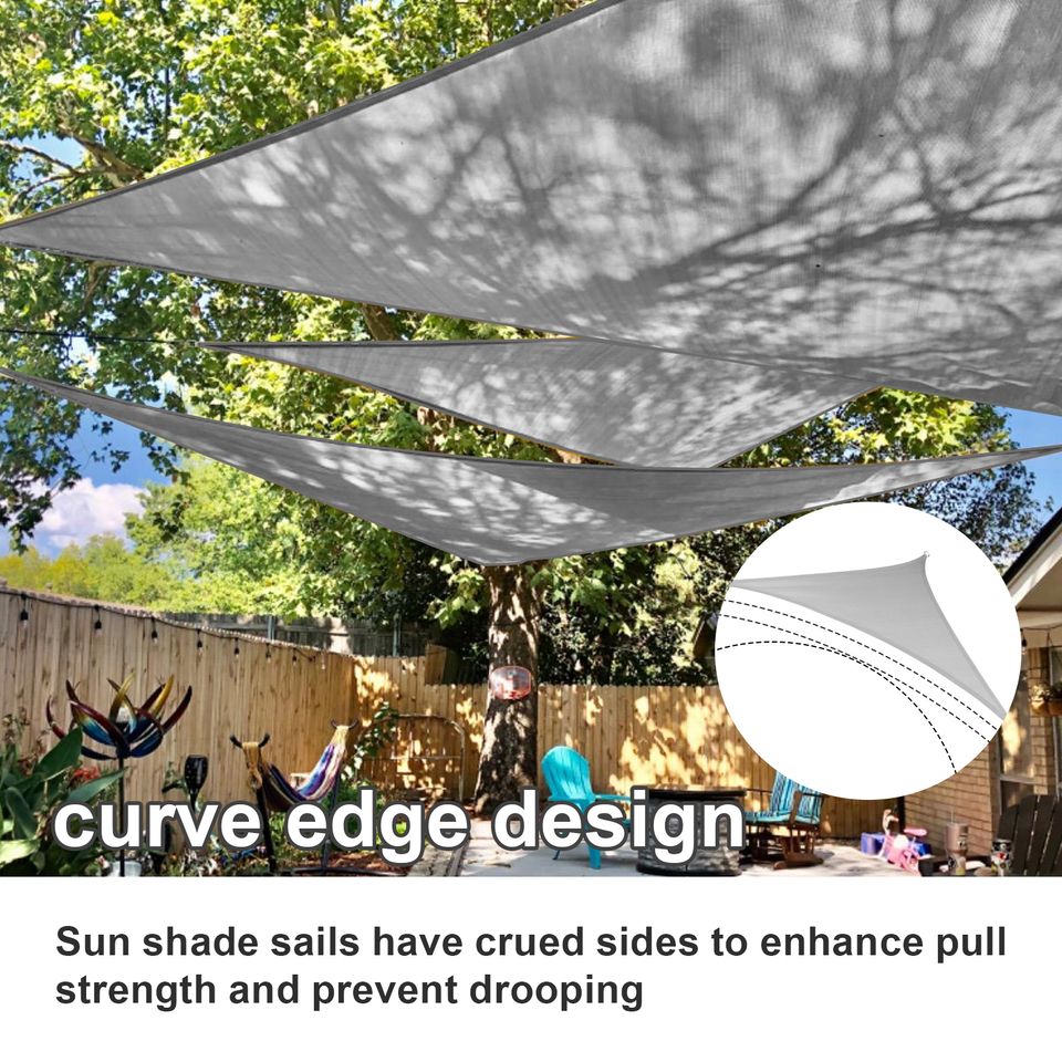 Custom HDPE Triangle/Rectangle/Quadrilateral Shade Sail