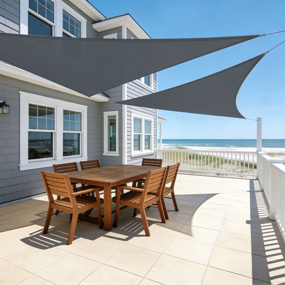 Custom PES Triangle/Rectangle/Quadrilateral Water-proof Shade Sail