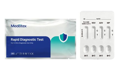 Teste de Antígeno Combinado SARS-CoV-2 / Influenza A&B / RSV/ ADV /MP