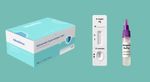 Salmonella Typhi test kit with cassette extraction buffer and instructions