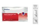 Medotex malaria pf rapid test cassette with foil pouch for antigen detection of plasmodium falciparum