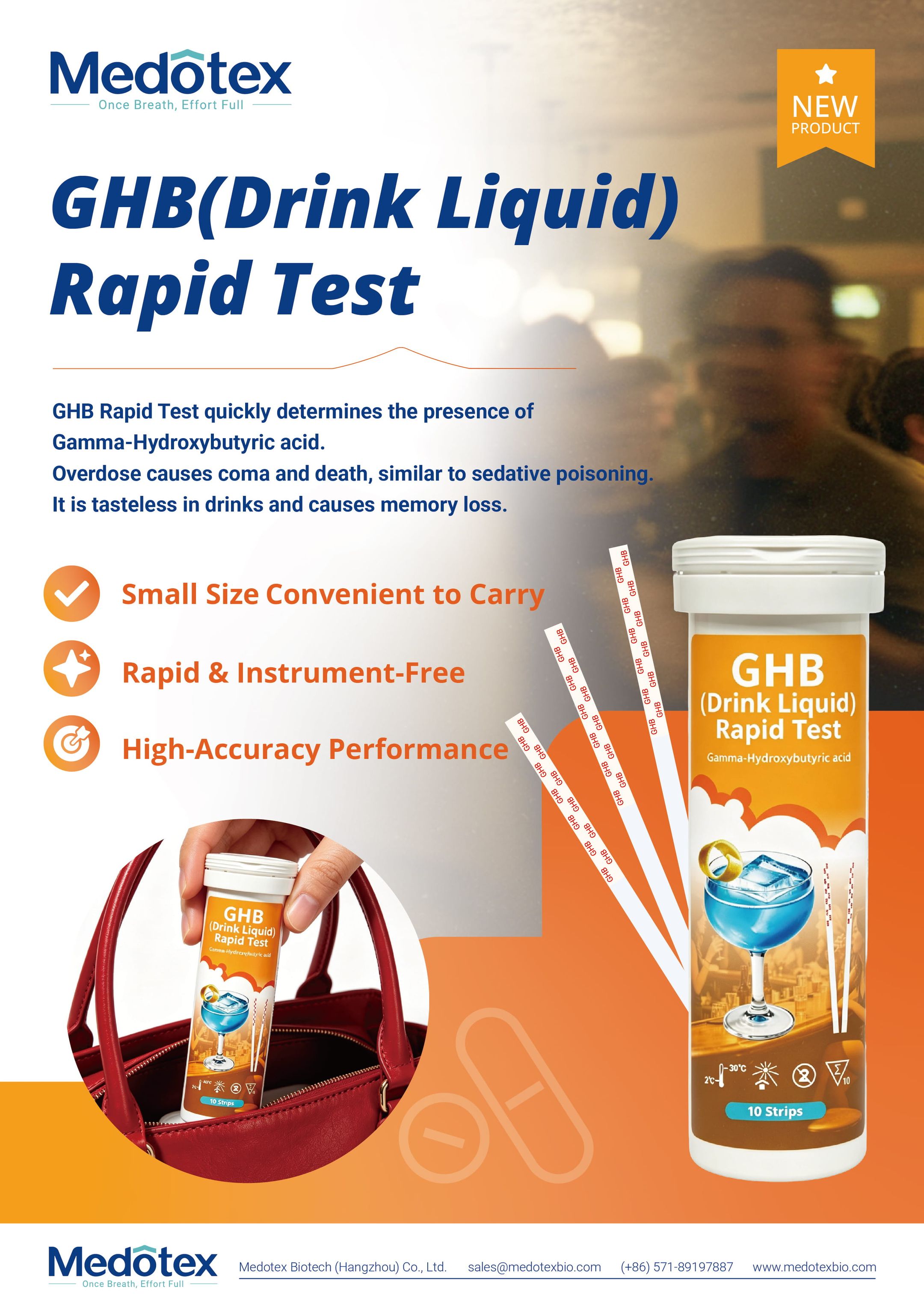 Medotex GHB Drink Liquid Rapid Test