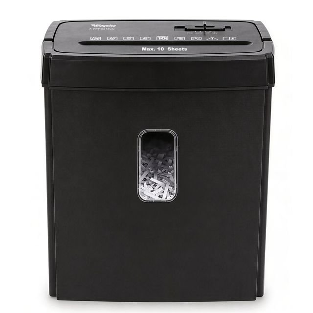 Wingwsie Desktop High-Security Portable Shredder S815CC