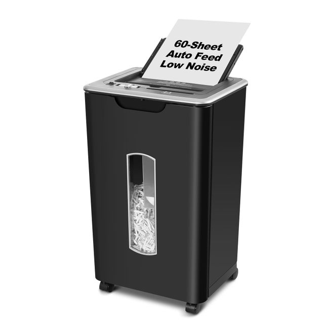 Wingwise Auto Feed Low-Runtime Office Black Shredder S801BK