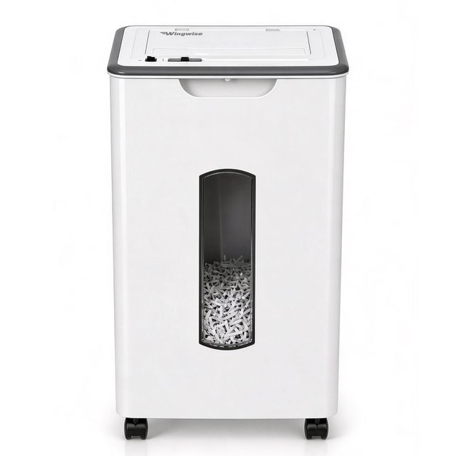 Wingwise Auto Feed Long-Runtime Office White Shredder S801WH