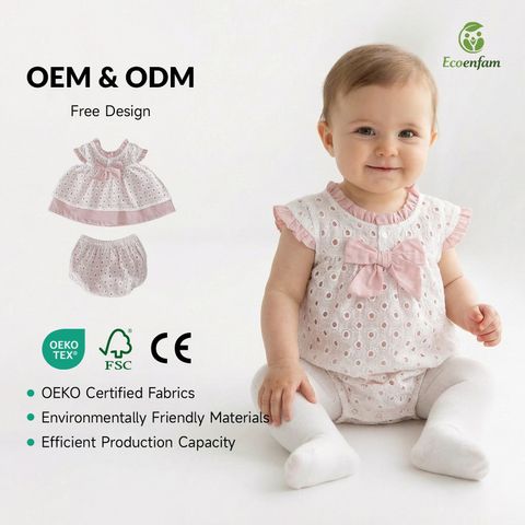 Ensemble sans manches pour bébé