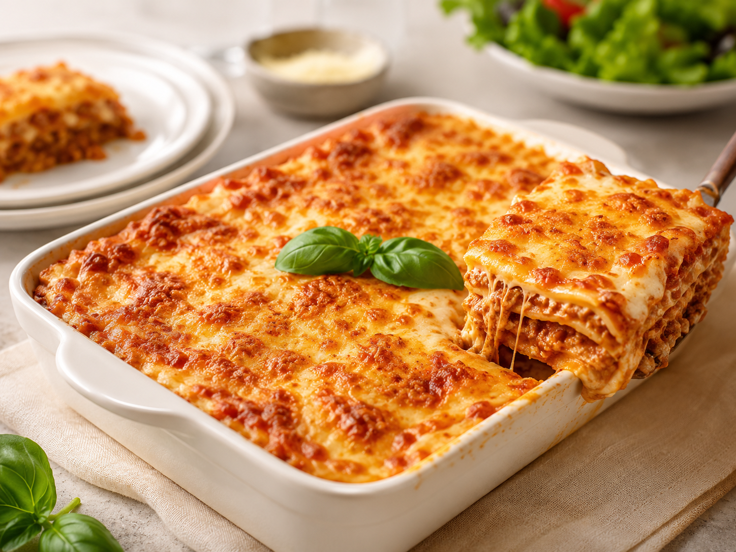 Rice paper lasagna