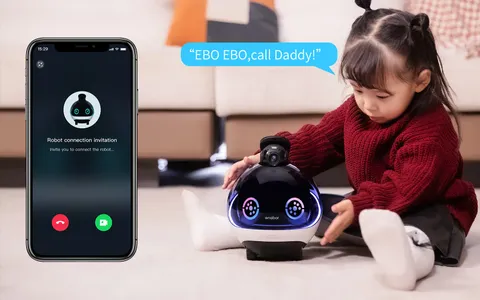 Enabot EBO X — 4K AI Family Robot with V-SLAM Mapping & GPT-4o Mini Voice Assistant
