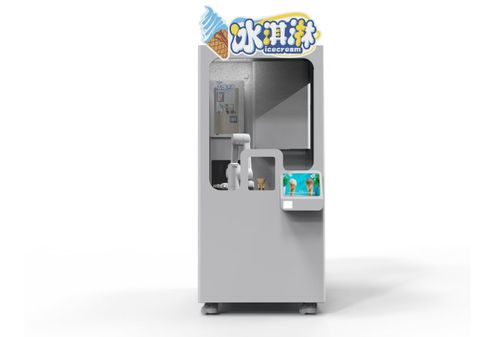 Automated Ice Cream Vending Robot — 24/7 Unmanned Self-Service Kiosk