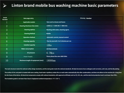 YD-360 Series Mobile Automatic Bus Washing Machine