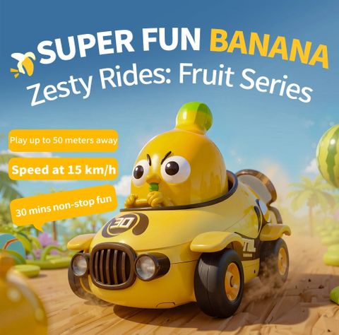Y01 Banana Racer RC-Auto – Lernspielzeug für Kinder, 360°-Stuntauto mit LED-Beleuchtung