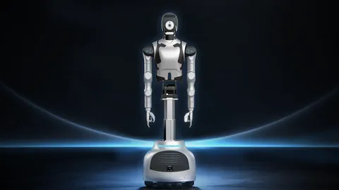 YMBot D2 Heavy-Duty Industrial Chassis Humanoid Robot