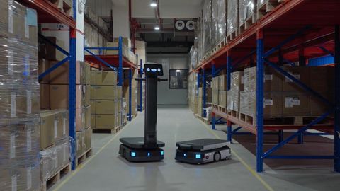 PUDU T600 Heavy-Duty Delivery Robot for Warehouses Factories Hospitals and Commercial Transport