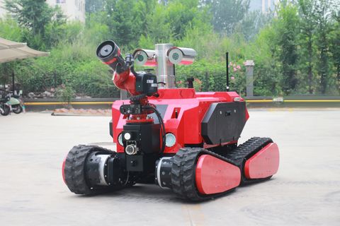 Guo Xing RXR-MC100BGD Explosion-Proof Firefighting Robot | 4WD Firefighting Solution