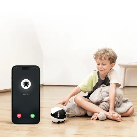 Enabot EBO Air 2S — 2.5K AI Patrol Robot with 5000mAh Battery & 10-Hour Runtime