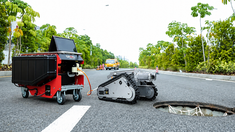 SROD S190DHD Pipeline Inspection Robot System for Sewer, Drainage and Underground Pipe Inspection