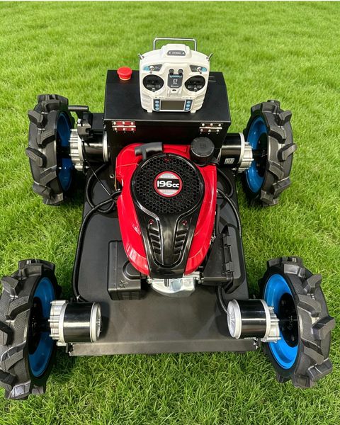 SDL 196-50A Remote Control Wheeled Lawn Mower for Lawns Gardens and Sloped Terrain