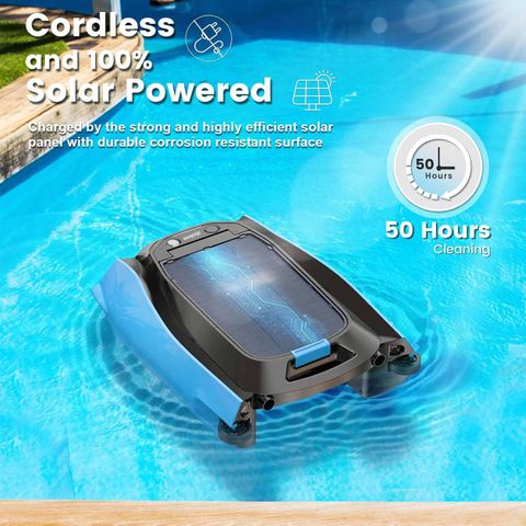 Hysheen X1 Cordless Robotic Pool Cleaner with Smart Navigation and Enhanced Edge Cleaning