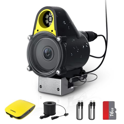 1080p Underwater Fishing Camera — 30 m Depth, 164° Wide-Angle, 8-Hour Battery