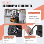 Universal suspension seat with operator presence switch and safety sensor for tractors and forklifts