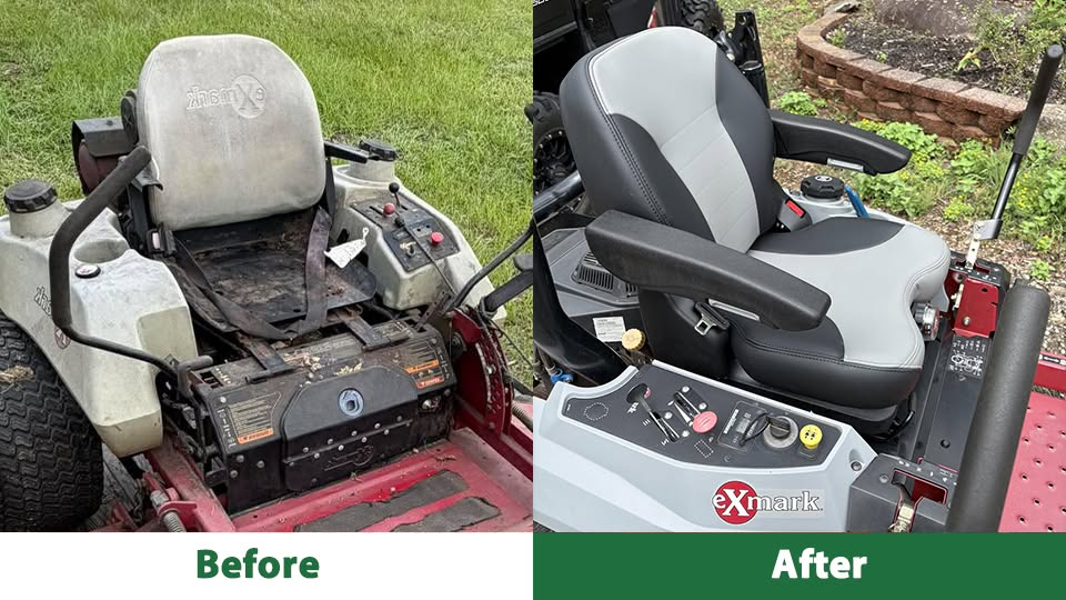 Before vs After: What Changes When You Upgrade a Mower Seat?