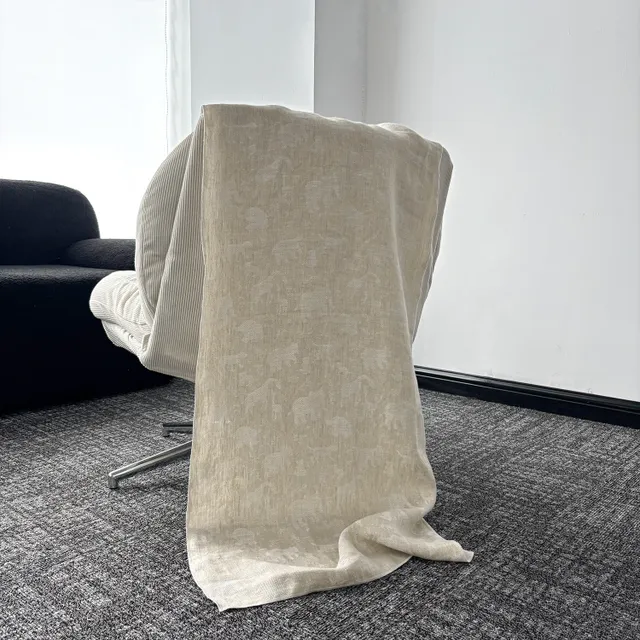 Botanical Jacquard Linen Drapery-Sample Kit