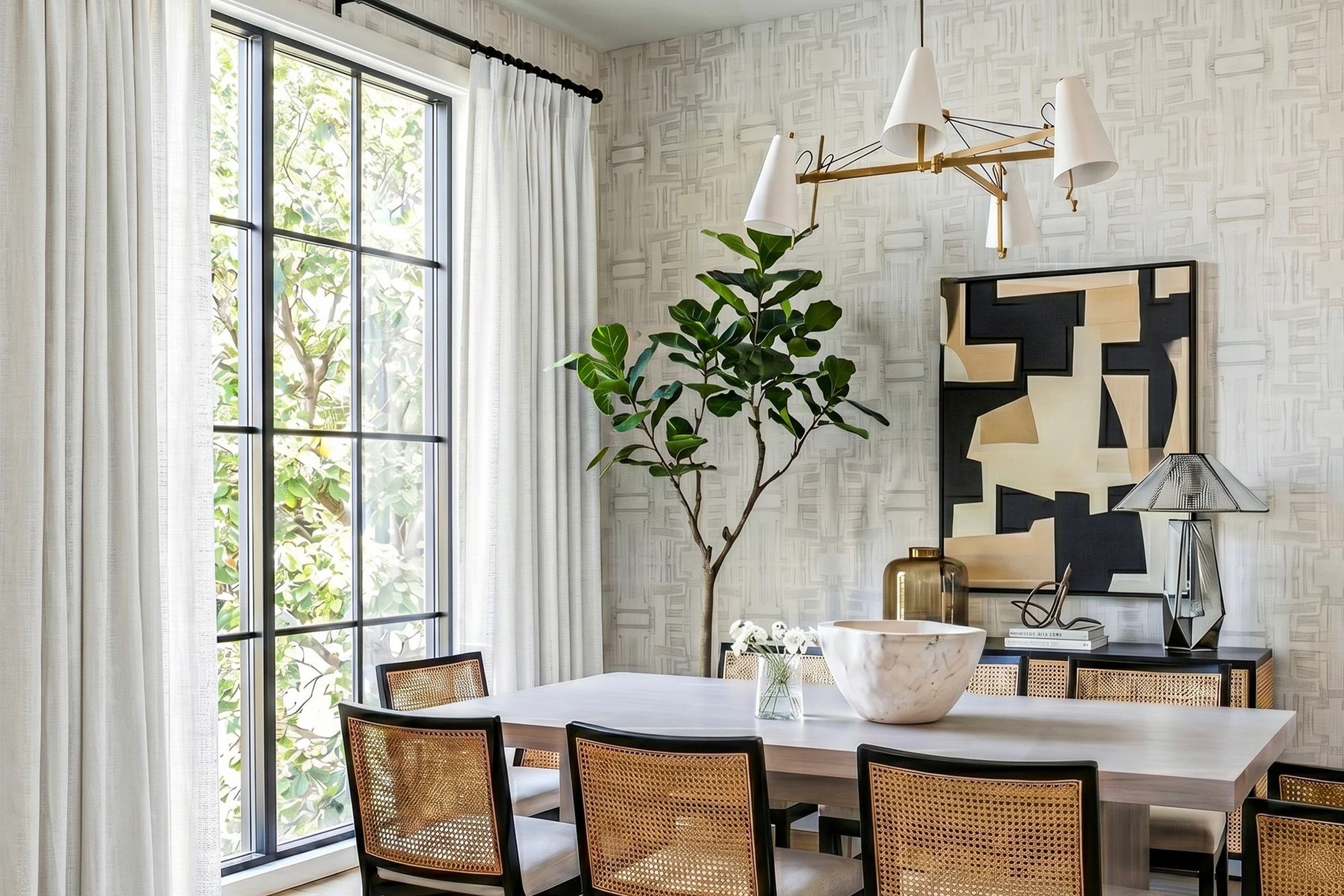 The Dining Room: Luminous Elegance for Entertaining
